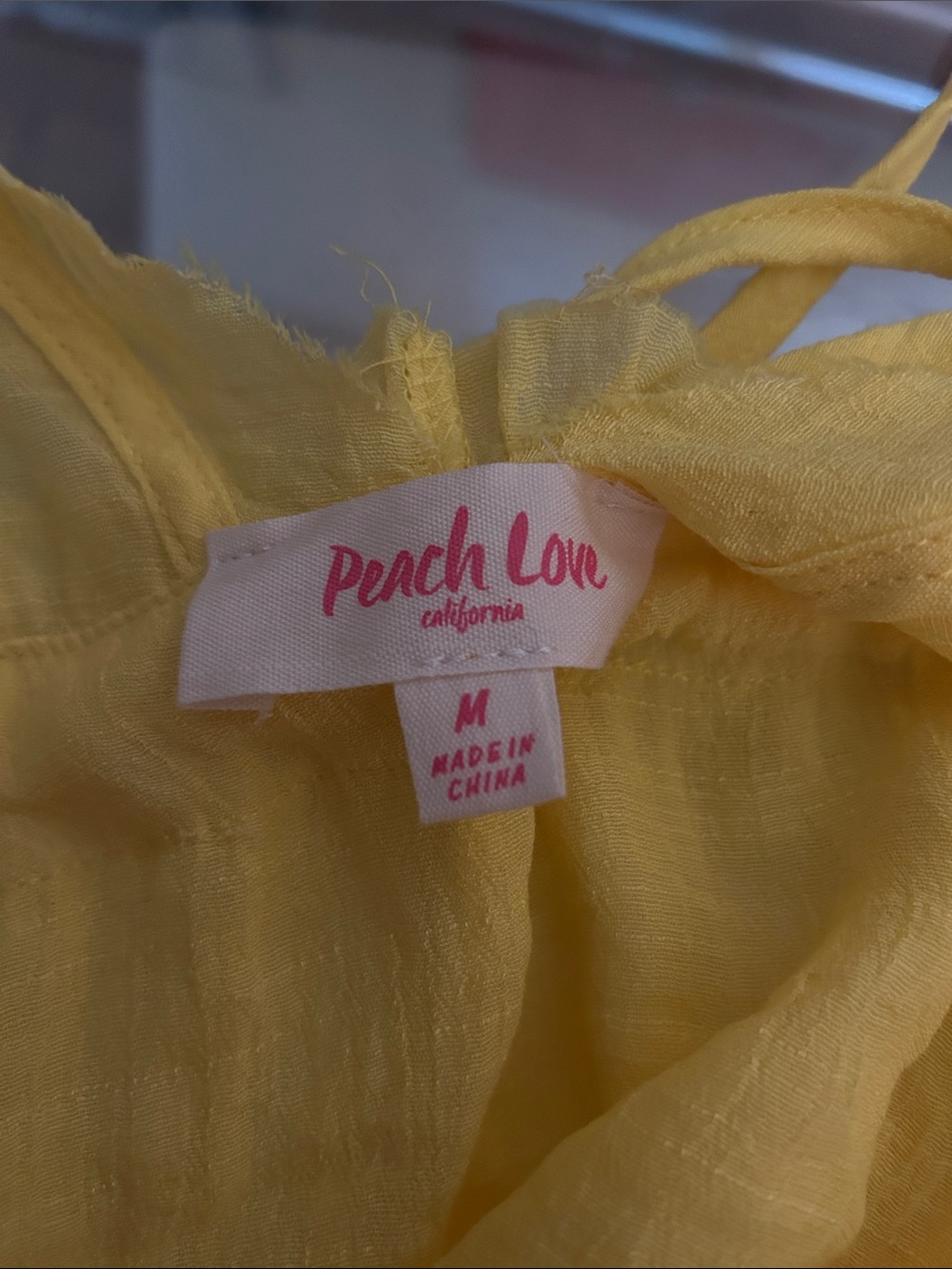 Peach Love California Yellow Maxi Dress - Picture 3 of 3